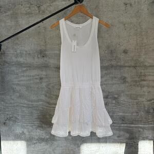 XS New Heartloom white tank dress